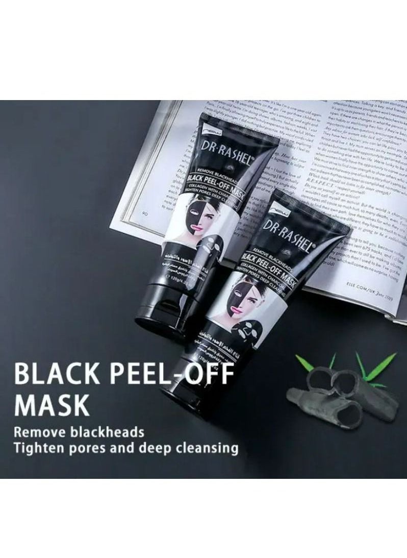 RASHELL Bamboo Charcoal  Peel off Mask  Remove Blackheads 120 g  - Image 4