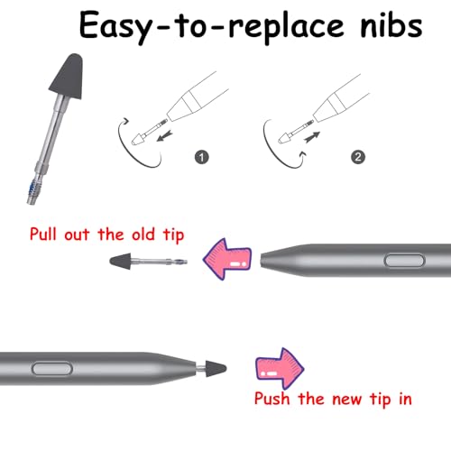 CaoXiong Tab Pen Plus Nibs Compatible with Lenovo Tab Pen Plus Tips,Pen Tips Replacement for Lenovo Tab Pen Plus - Image 3
