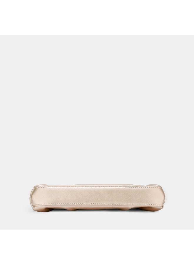 Lavie Luxe Women's Pleatz25 frame clutch (Rose Gold) - Image 4