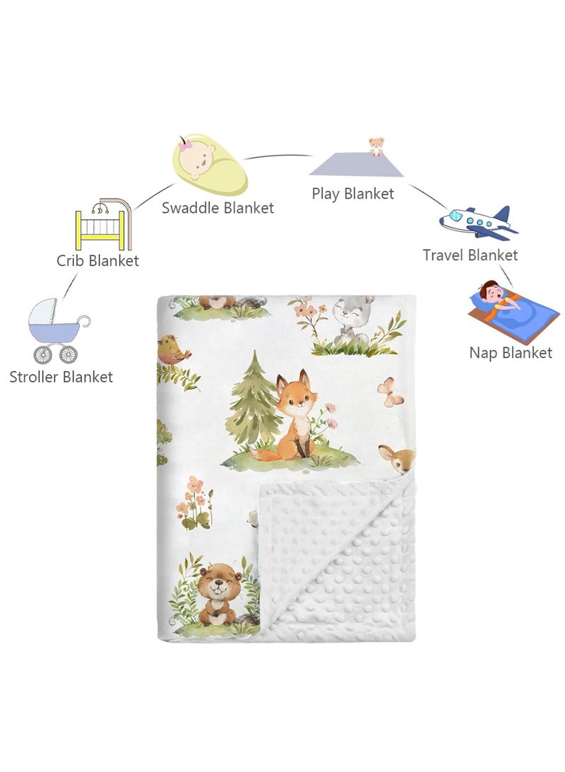 Kids Baby Blanket Newborn Gifts, Soft Plush Blankets with Dotted Backing, Fleece Fabric Essentials for Unisex, Toddlers, Boys Girls 75x100cm - Image 3