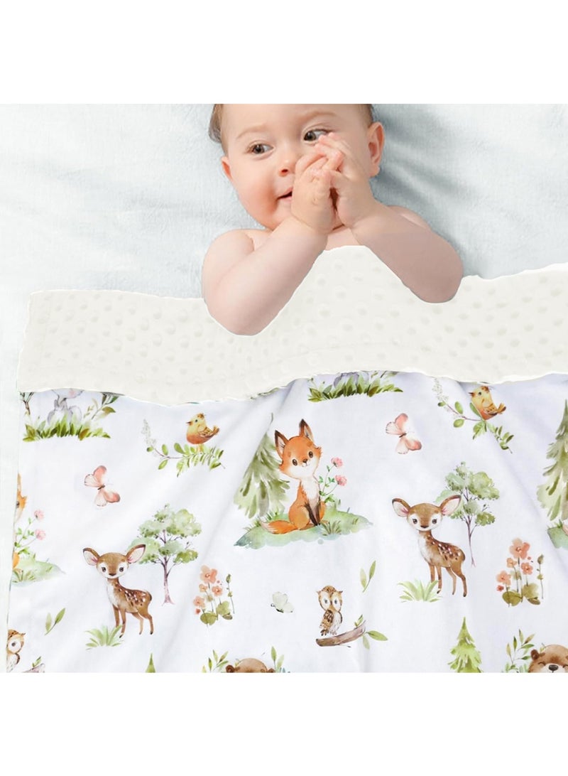 Kids Baby Blanket Newborn Gifts, Soft Plush Blankets with Dotted Backing, Fleece Fabric Essentials for Unisex, Toddlers, Boys Girls 75x100cm - Image 5