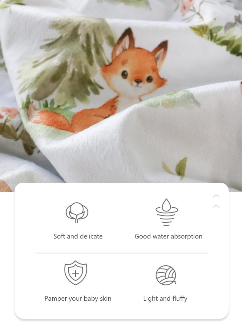 Kids Baby Blanket Newborn Gifts, Soft Plush Blankets with Dotted Backing, Fleece Fabric Essentials for Unisex, Toddlers, Boys Girls 75x100cm - Image 2