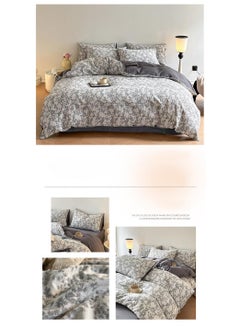 Generic 4-Piece Cotton Comfortable Set Bed Sheet Set Gift Birthday Gift Moving Gift  - Image 4