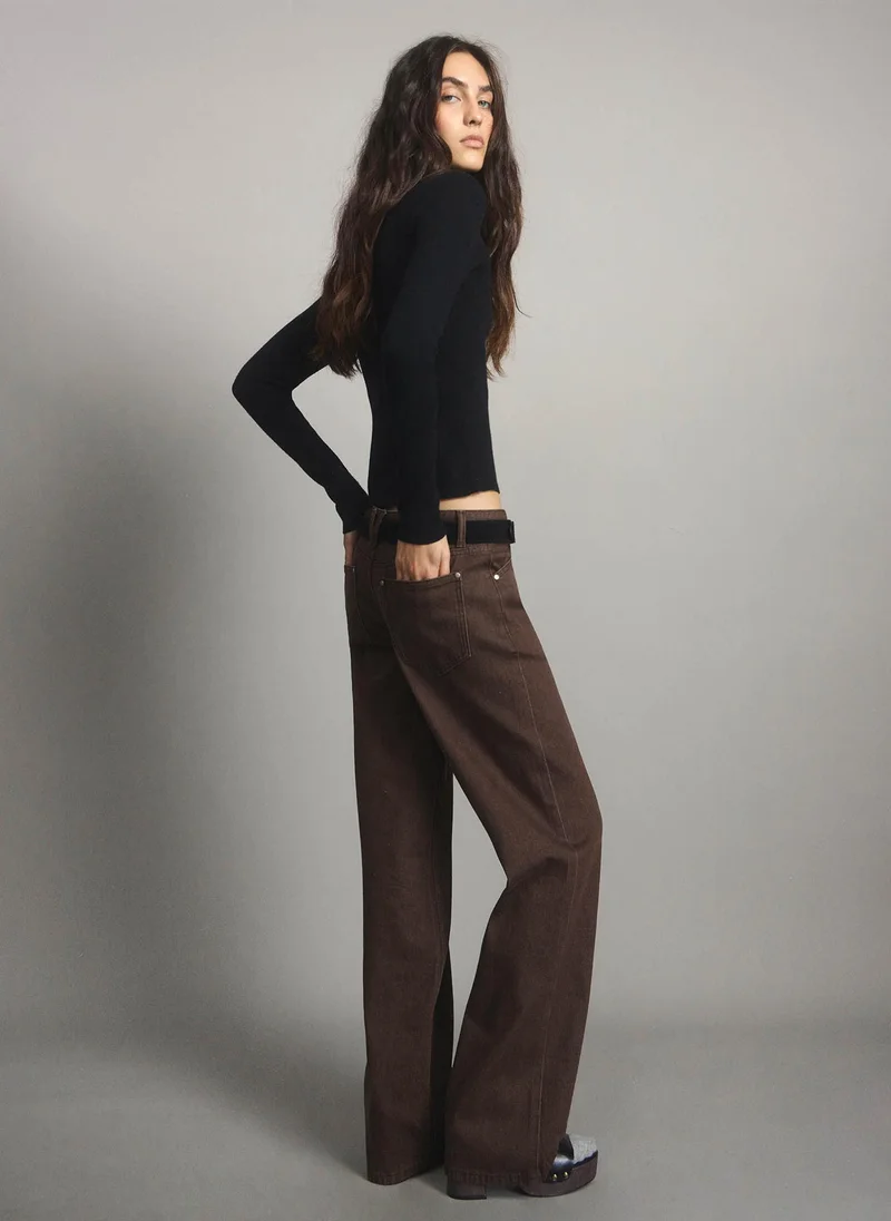 Lichi  Loose-fitting low-rise jeans for Women | Best Price UAE