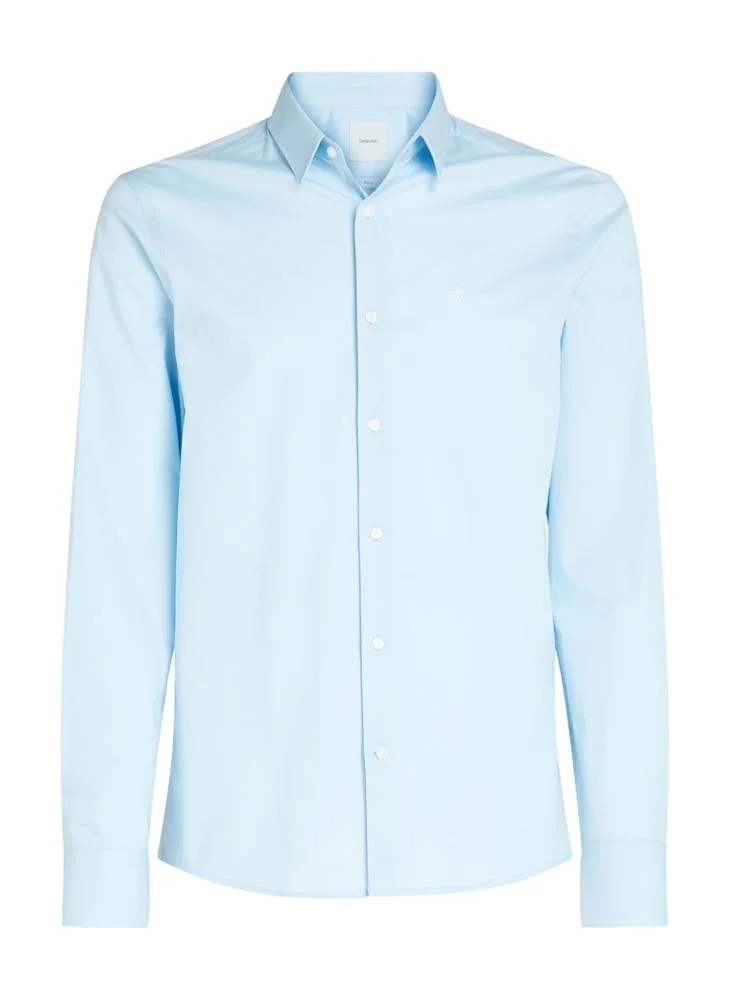 كالفن كلاين Essential Poplin Slim Fit Shirt