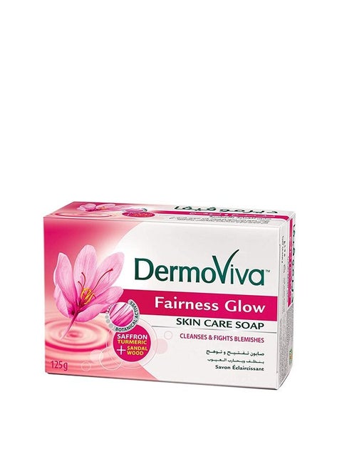 Dermoviva Fairness Glow Soap Gently Cleanses Your Skin and Makes Your Skin Even-Toned, Fairer and More Radiant -125g