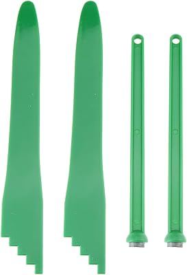 MEETOOT 2set Canning Kit - 2PCS Canning Bubble Popper Bubble Remover and 2PCS Magnetic Jar Lid Lifters, Green, Heat - Image 1