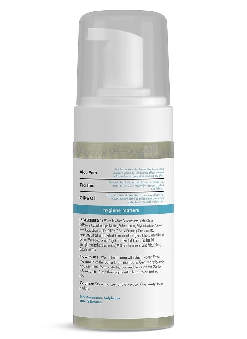 Man Matters - Intimate Wash with Aloe Vera, Tea Tree for Men Anti Bacterial, Anti Itch, Anti Odour - pH Balanced -120 ml - Image 1