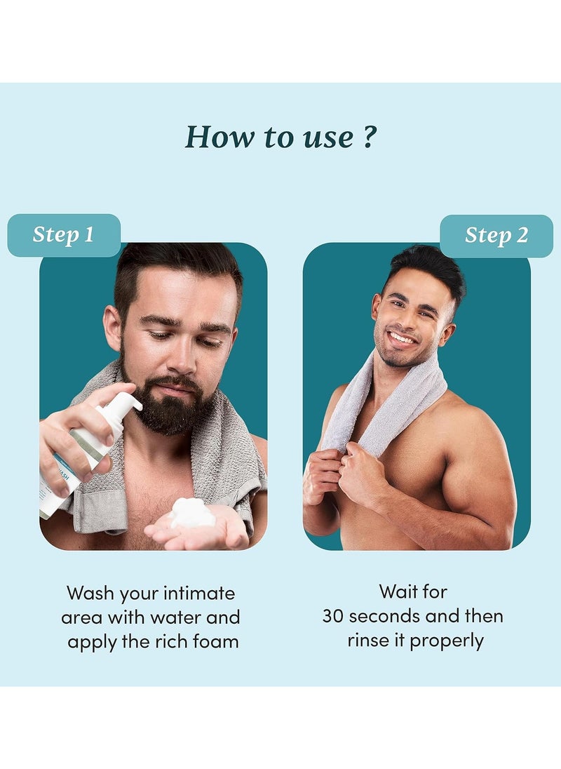 Man Matters - Intimate Wash with Aloe Vera, Tea Tree for Men Anti Bacterial, Anti Itch, Anti Odour - pH Balanced -120 ml - Image 1