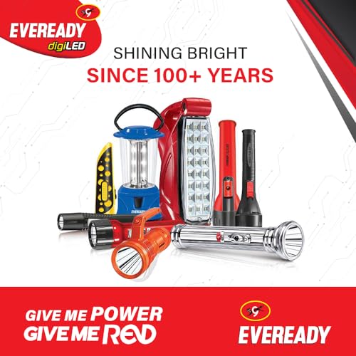 EVEREADY DL42 Mini Josh, 0.5W Emergency Torch, Eco-Friendly Plastic Body, Bright White LED Torch, Free 2 AA Batteries Packed Inside - Image 4