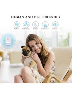 Y&D Ultrasonic Pest Repeller Electronic Plug in Control Insect Fly Trap for Indoor Outdoor Use Electric Bug Zapper Anti Rat Spiders Ants Bat Bed Bugs Mosquitoes Roaches Wasps 2 Pcs  - Image 3