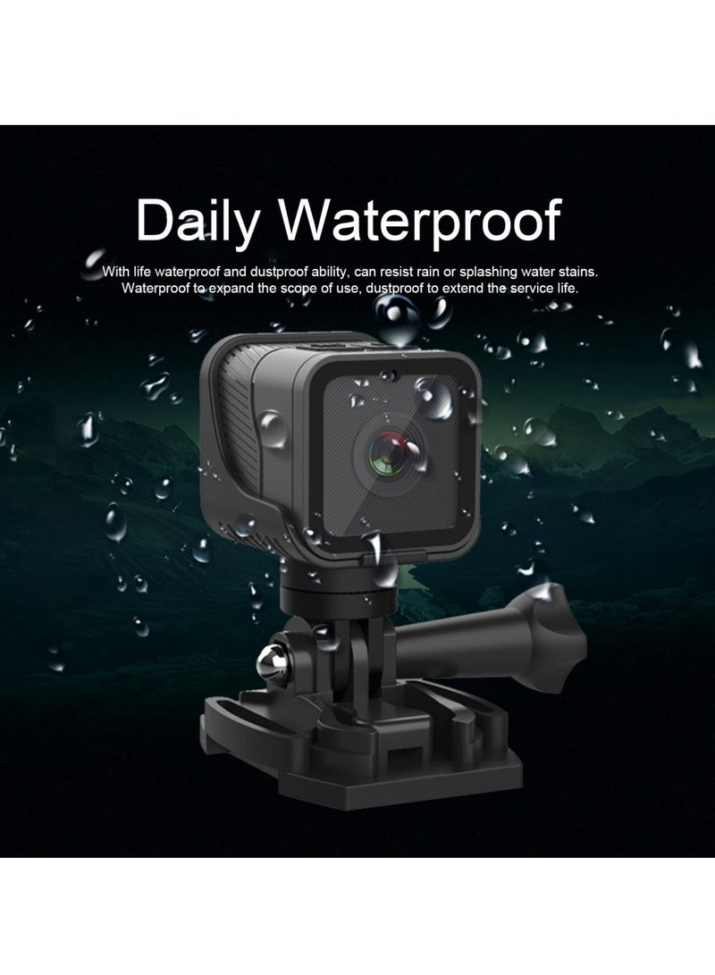 SOLARAE Action Camera, 1080P HD Mini Portable Sports Camera, Hotspot Action Camera with Microphone, 256G Memory Card Expand Battery Powered USB Charging, for Outdoor - Image 2