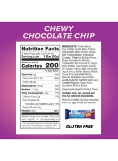 Pure Protein Bars, High Protein, Nutritious Snacks To Support Energy, Low Sugar, Gluten Free, Chewy Chocolate Chip, Pack Of 36  - Image 2