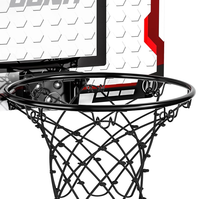 TEMI Basketball Hoop Indoor, Mini Basketball Hoop with 4 Balls, Over The Door Basketball Hoop for Kids and Adults, Basketball Toys for Boys Girls Age 3 4 5 6 7 8 9 10 11 12 - Kids & Teens Gift Ideas - Image 5