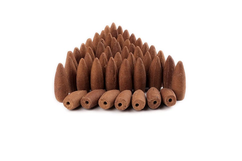 Bodhi House Backflow Natural Incense Dhoop Cones | Essential Oil Fragrant Matrix Incense Cones for Backflow Burner, Smoke Fountain | Charcoal Free Backflow Dhoop | 50 Pcs, Firdous Fragrance - Image 3