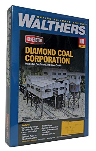 Walthers Cornerstone Diamond Coal Corporation 933-4046 HO Scale Model Railroad - Structure Kit - Image 2