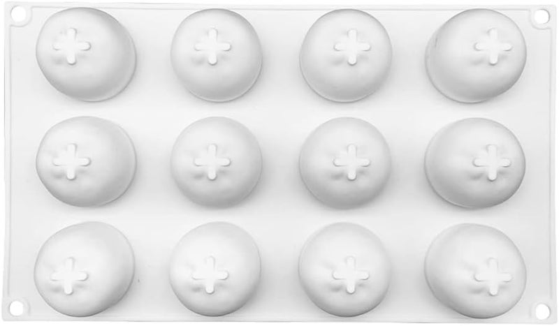 mostsom Silicone Mold Baking Pan Non-Stick Baking Pastry Chocolate Cake Dessert DIY Decoration Tools (Orange ZA_11.8x6.8x0.16 inch) - Image 5
