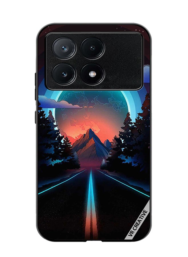 VR CREATIVE Protective Case Cover For Xiaomi Poco X6 Pro Road To Paradise Design Multicolour - Image 1
