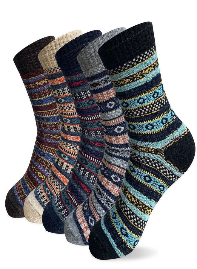 MORECOO Stocking Stuffers - Christmas Gifts for Women - Socks for Women - Thick Wool Soft Warm Cozy High Womens Socks - Image 1