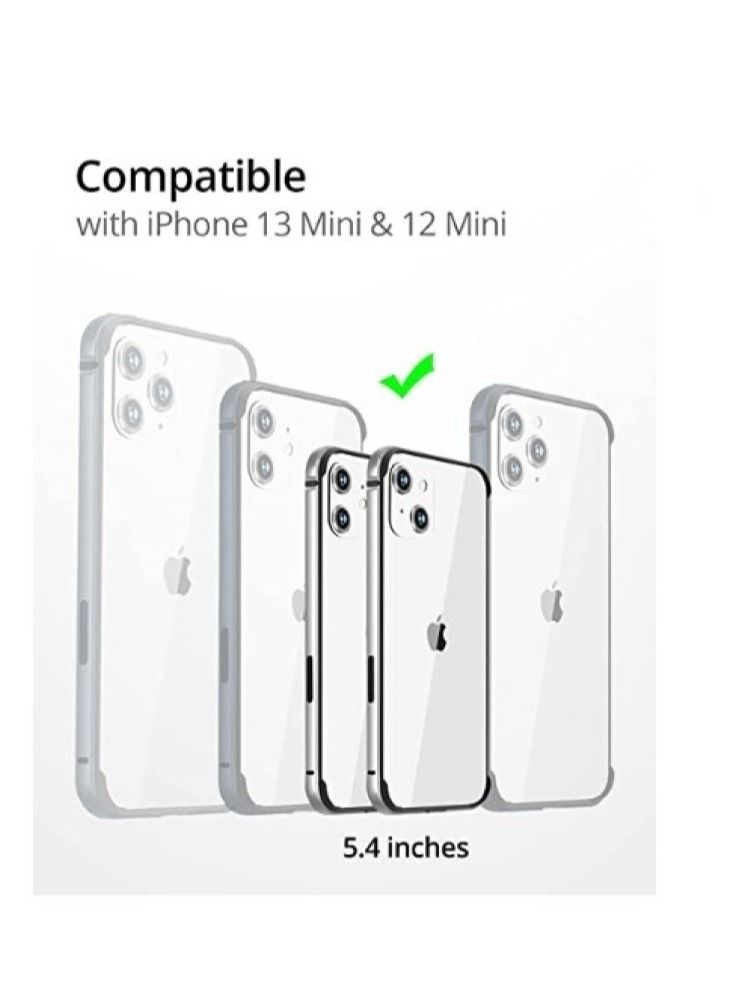 Y&D IPhone 12 Mini Case Anodized Aluminum Bumper Supports Mag-Safe Wireless Charging Edge Armor Protective Minimal Case Designed for IPhone 13 Mini/12 Mini (5.4-inch)  - Image 4