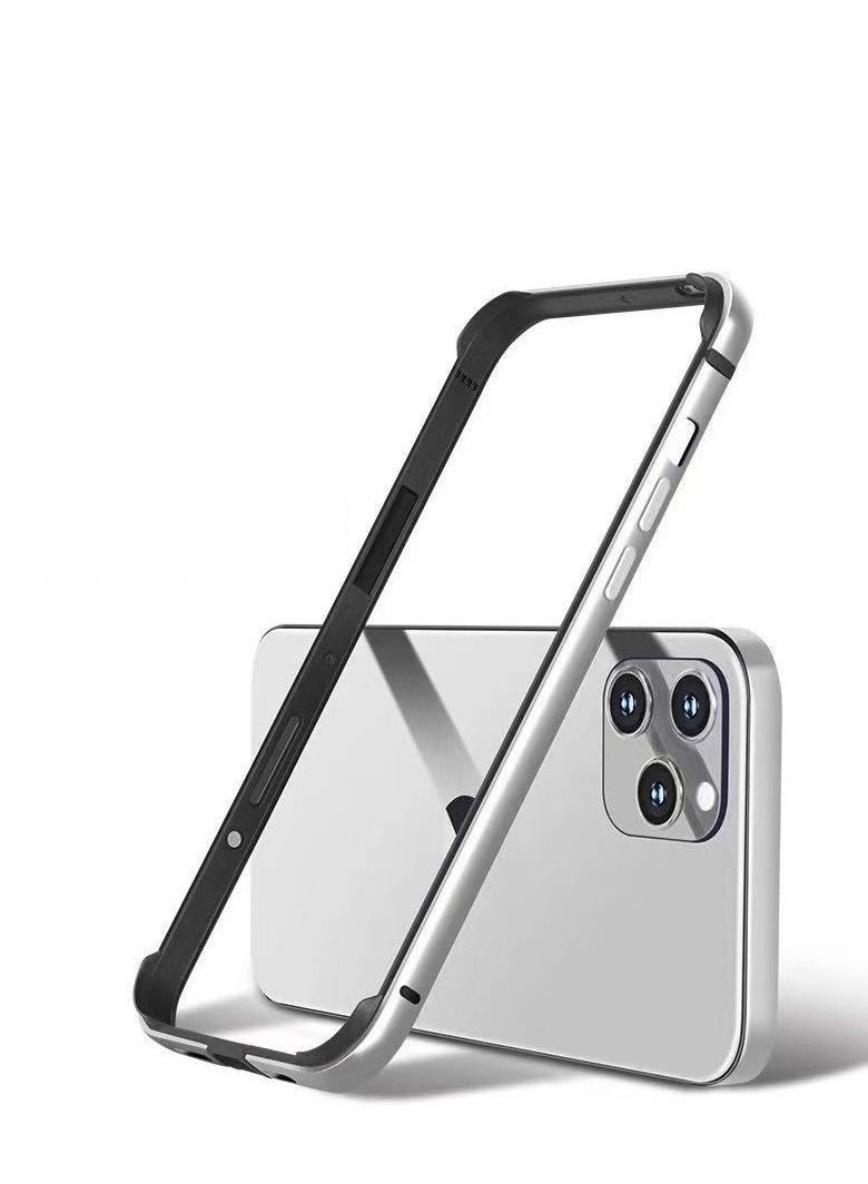Y&D IPhone 12 Mini Case Anodized Aluminum Bumper Supports Mag-Safe Wireless Charging Edge Armor Protective Minimal Case Designed for IPhone 13 Mini/12 Mini (5.4-inch)  - Image 1
