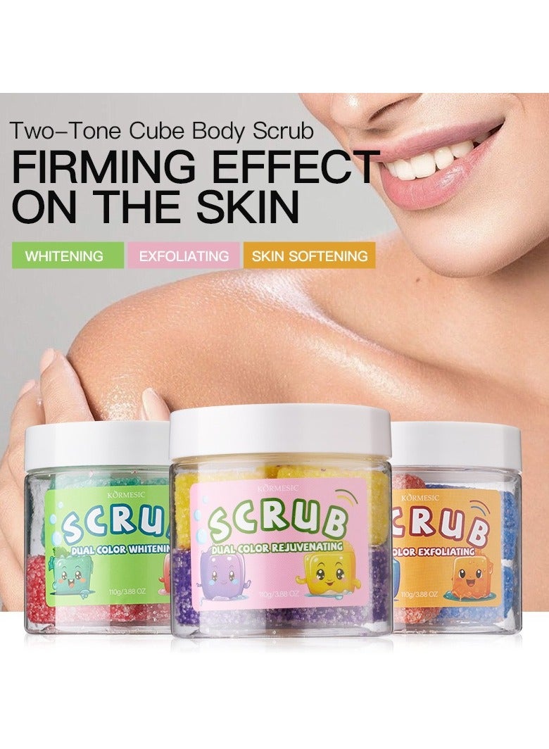 Kormesic Rose & Avocado Extract Dual-Color Exfoliating Soap Blocks - Nourishing & Gentle Exfoliation - Image 5