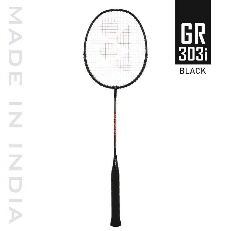 Yonex GR 303I Badminton Racquet – Lightweight Beginner Racket with Isometric Head, Pre-Strung for Easy Control & Practice, Blue - Premium Badminton Racquets for Performance, Durability and Everyday Use - Image 1