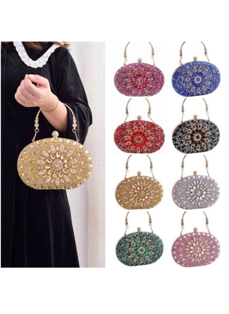 Generic - Women Evening Purse Diamond Crystal Evening Wedding Bag Handbag - Image 1