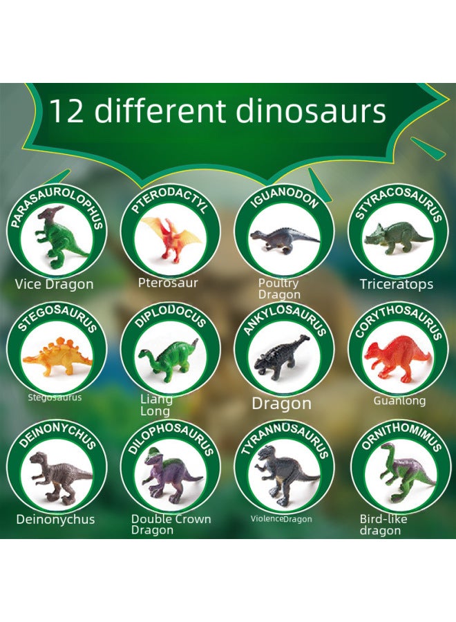 Loquat Toy Dinosaur Egg Archaeological Excavation Suit Children's Educational Handmade Toy Simulation Tyrannosaurus Model Gift-Color:Color Small Dinosaur Egg Suit (Chinese Card) - Image 4