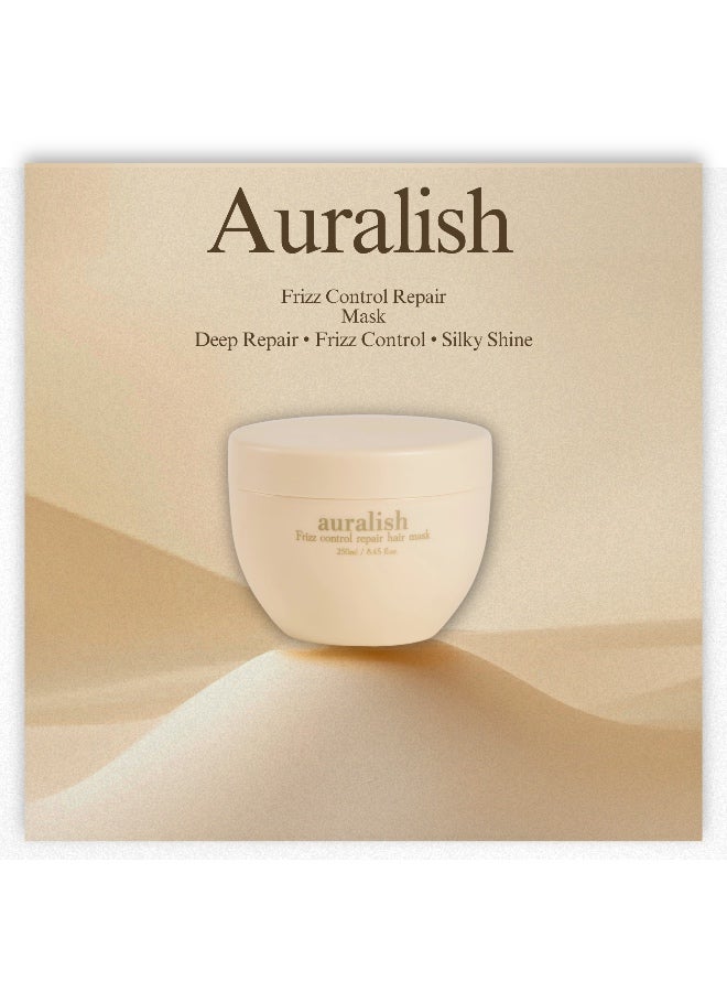 Auralish Frizz Control Repair Hair Mask - Deep Protein & Keratin Treatment for Dry, Damaged Hair - Image 1