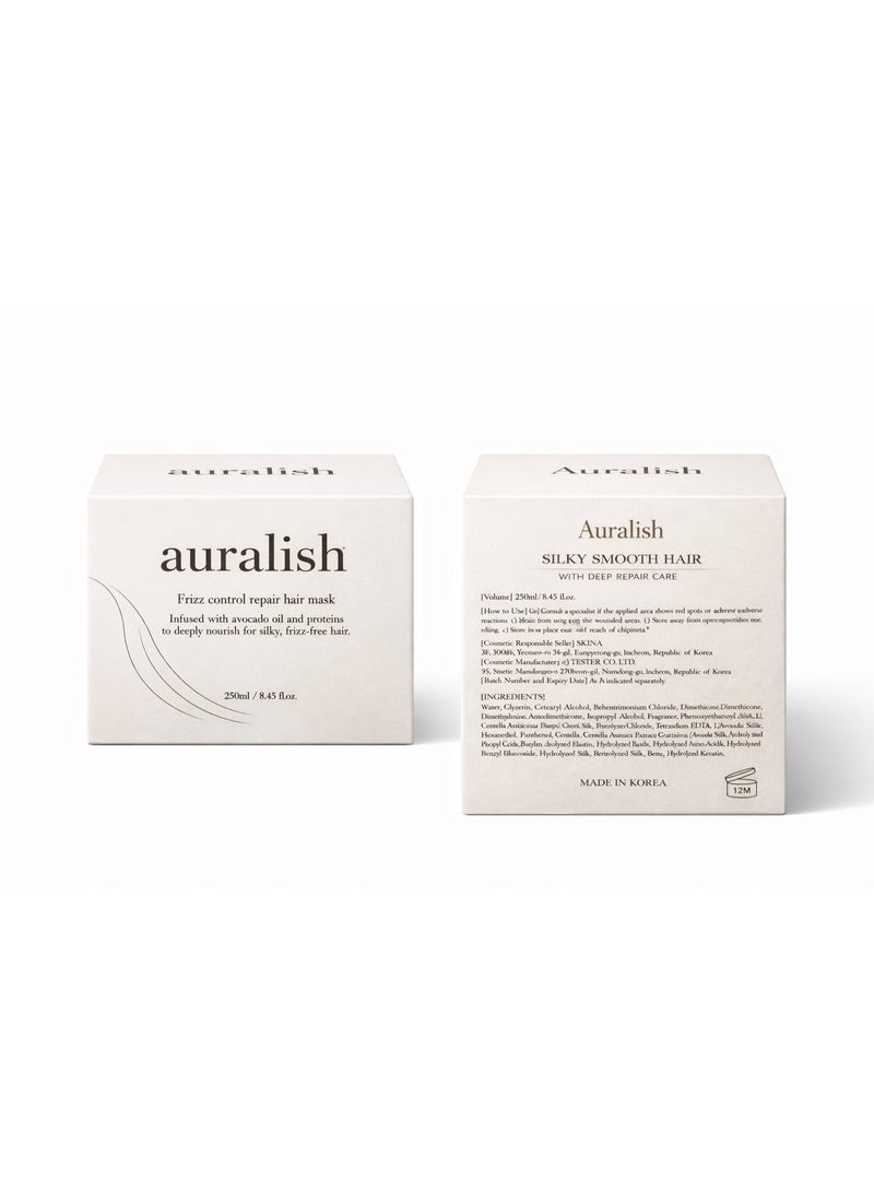Auralish Frizz Control Repair Hair Mask - Deep Protein & Keratin Treatment for Dry, Damaged Hair - Image 3