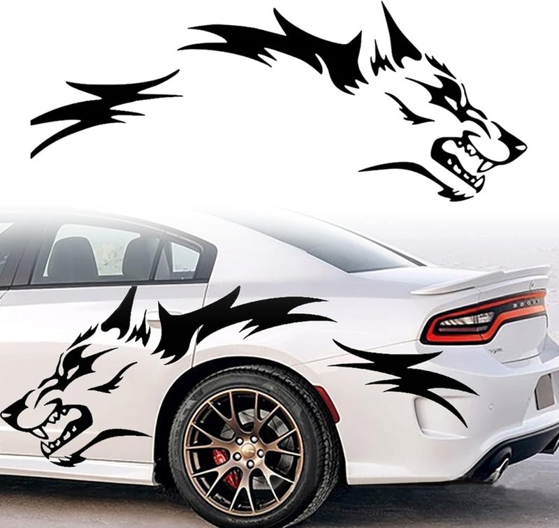 AuMoHall Wolf Graphics Car Body Sticker - Image 1