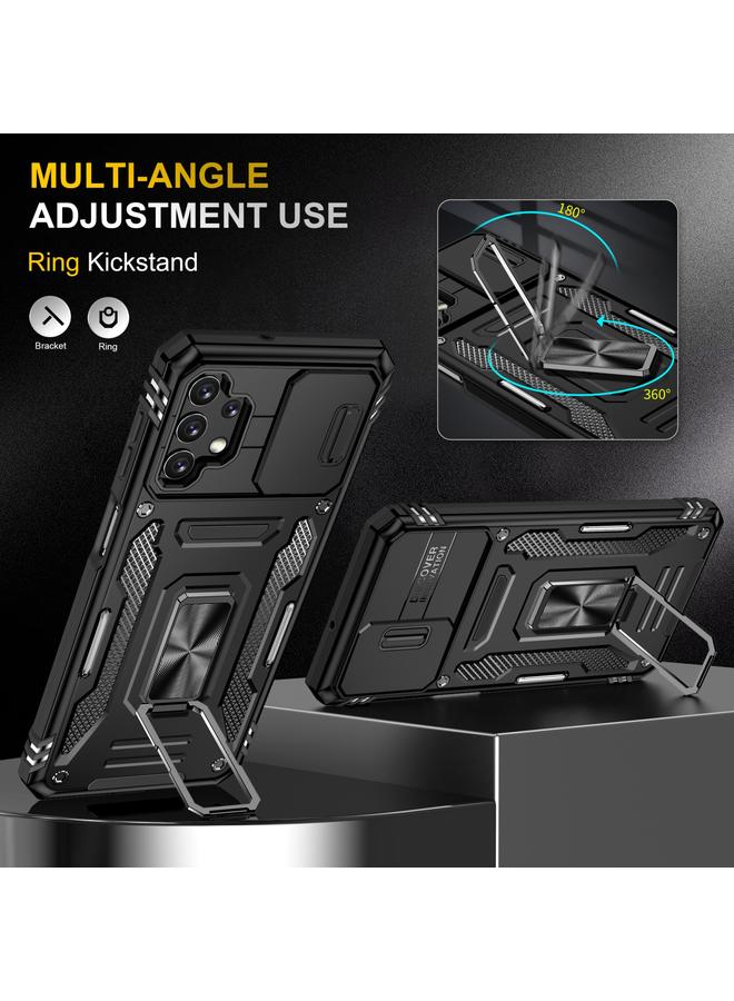 اس-توب جراب لهاتف Samsung Galaxy A32 5G Armor PC + جراب هاتف TPU Shield Camera Shield - Image 4