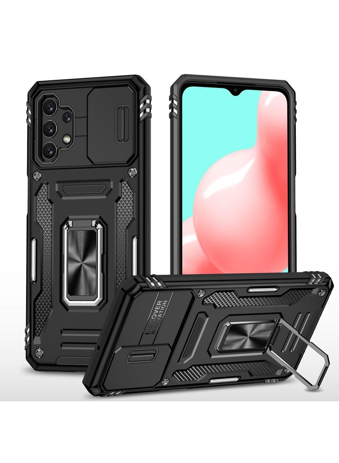 اس-توب جراب لهاتف Samsung Galaxy A32 5G Armor PC + جراب هاتف TPU Shield Camera Shield - Image 1