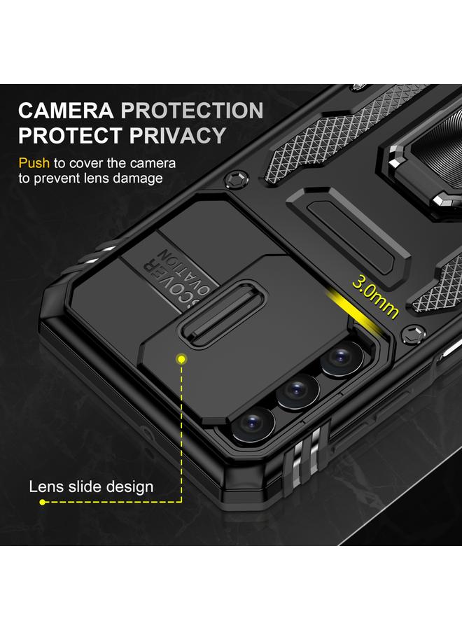 اس-توب جراب لهاتف Samsung Galaxy A32 5G Armor PC + جراب هاتف TPU Shield Camera Shield - Image 5