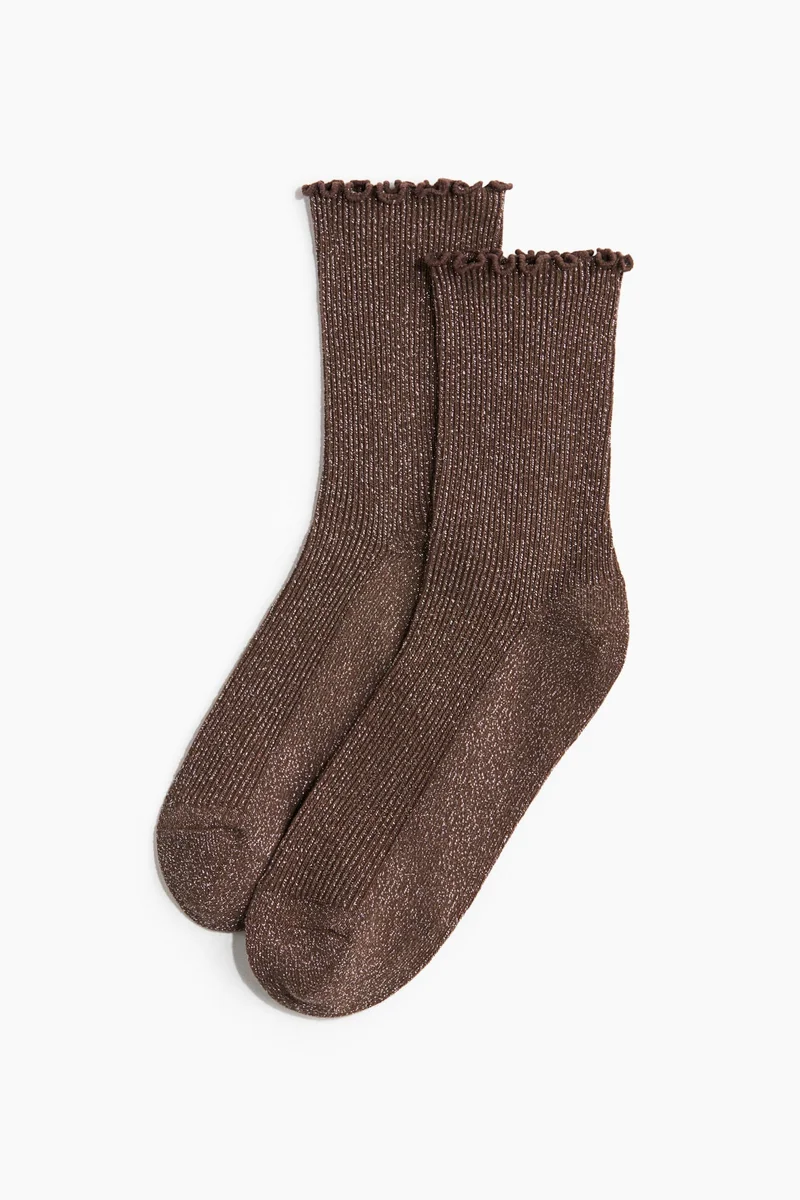 H&M 3-pack overlock-detail socks