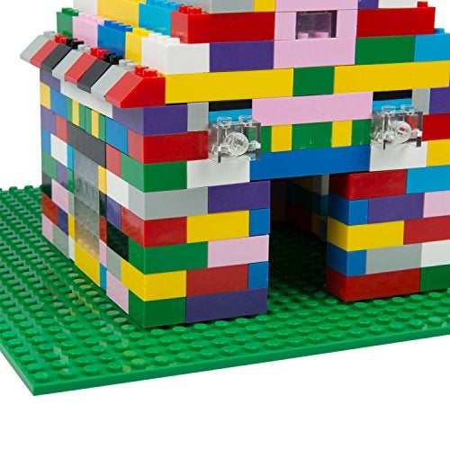 SCS Direct Bricks Building Blocks Baseplates - Large 10" x 10" Stackable - Variety Pack Plates with Dual Connectivity(6 Pk) Compatible with and Tight Fit All Major Building Blocks Brands, Gift - Image 5
