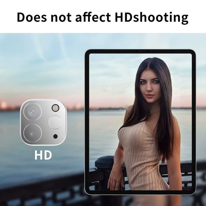 WonRia Back Camera Lens Protector for Poco X6 5G Camera Glass Protector Guard [3D Premium] - Black - Image 1