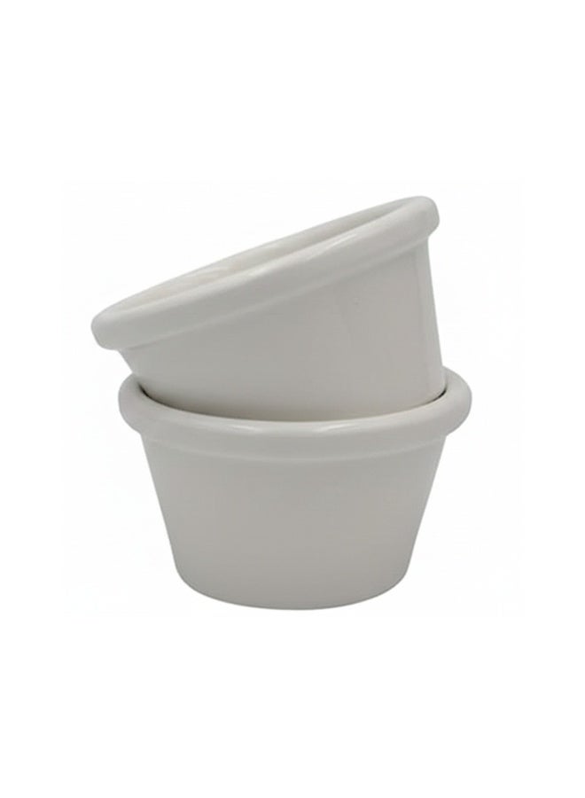 IDEAL PACK Premium Quality White Porcelain Sauce Bowl 2.75 Inch – Elegant, Durable, Heat Resistant, Microwave Safe, Multipurpose Serving Bowl for Rice, Snacks, Sauces, Desserts & Everyday Kitchen Use - Image 3