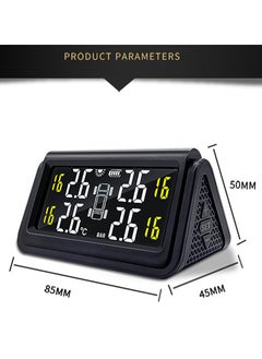 Furtey Car TPMS Solar Wireless Tire Pressure Monitoring System , Car Universal Tire Detection, Internal High-Precision Wireless Tire Pressure Monitoring , Electronic Digital Display  - Image 5