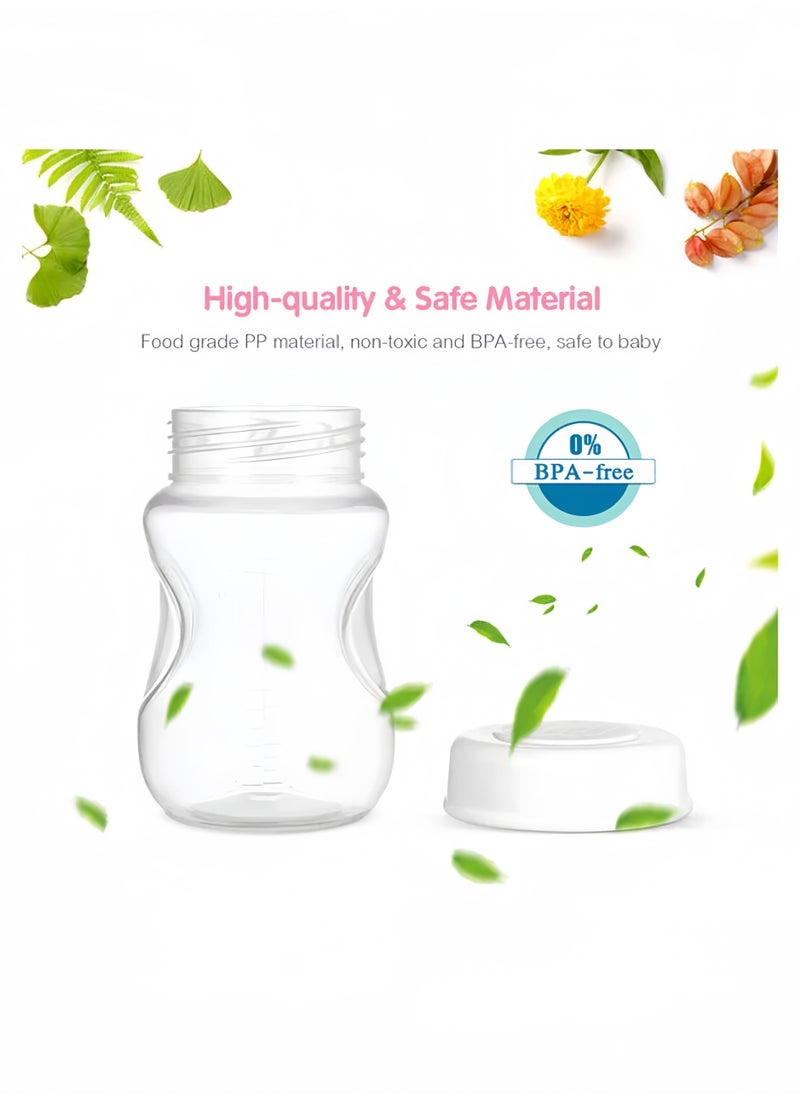 3-Piece Breast Milk Bottles With Leak Proof Lid, 180ml - pzsku/Z91408DC34792838D93ADZ/45/_/1732414528/fca27cc6-5b46-4ada-bf7c-e5ff4dc3e39b