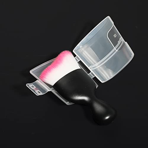 AOCISKA Car Interior Detailing Brush,Soft Bristle Cleaning Brush Car Detailing Brush Dusting Brush,Car Interior Cleaning Tool,Auto Detail Brush Car Dash Duster Brush (Black&Pink with Cap) - Image 2