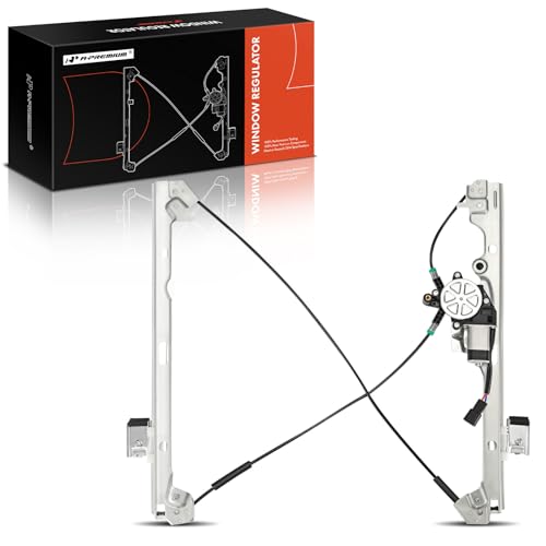A-Premium Power Window Regulator with Motor(2 Pins) Compatible with Chevrolet Silverado 1500 2500 HD 2007-2013 Tahoe GMC Yukon Sierra Front Left Driver Side - Image 1