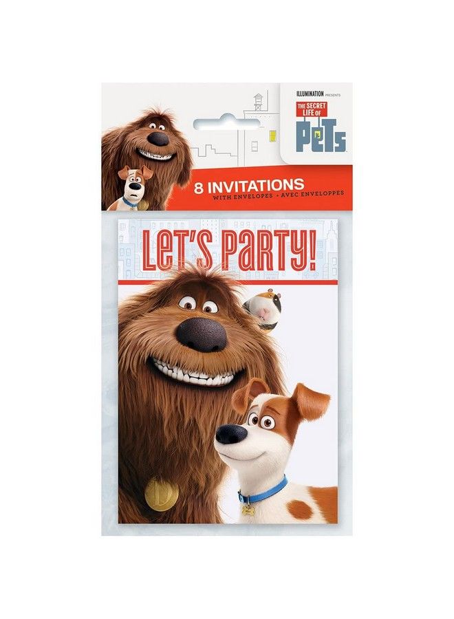 Unique Secret Life Of Pets Party Invitations 5.5” X 4” 8 Pcs - Image 3