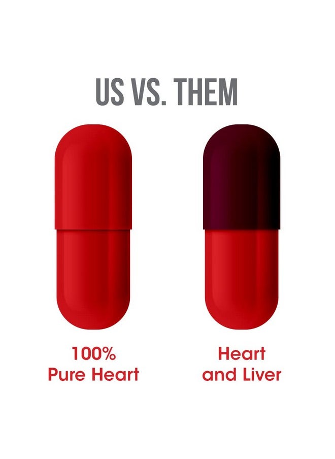 One Earth Health - Grass Fed Beef Heart New Zealand Sourced Heart. 3 000Mg Per Serving 200 Count - Image 1