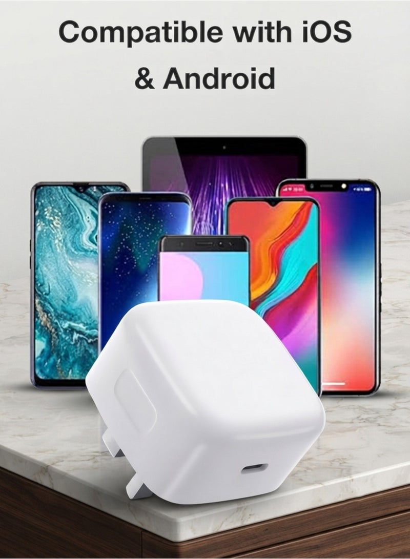 glassology 20W Universal Travel Adapter Multi Socket, 8A Fast Charging International Power Adapter, 2 USB Ports and 1 USB Type C Ports, Country Specific Multi Plug - Convenient and Versatile Travel Companion - Image 5