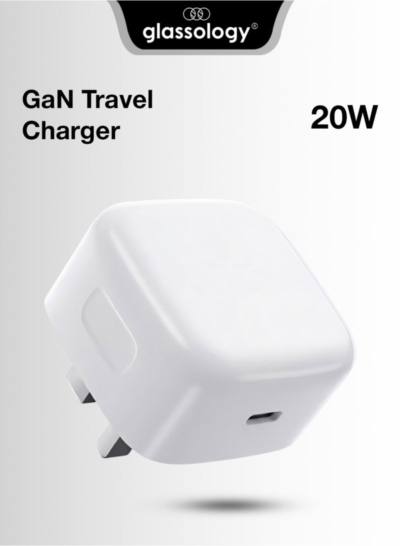glassology 20W Universal Travel Adapter Multi Socket, 8A Fast Charging International Power Adapter, 2 USB Ports and 1 USB Type C Ports, Country Specific Multi Plug - Convenient and Versatile Travel Companion - Image 1