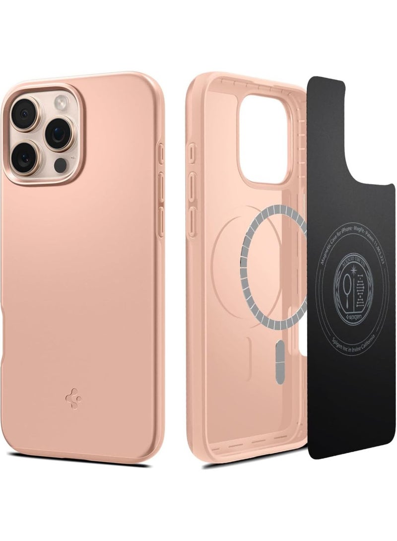 Spigen Thin Fit MagFit for iPhone 16 Pro Max MagSafe Case Cover (2024) - Rose Titanium - Image 1
