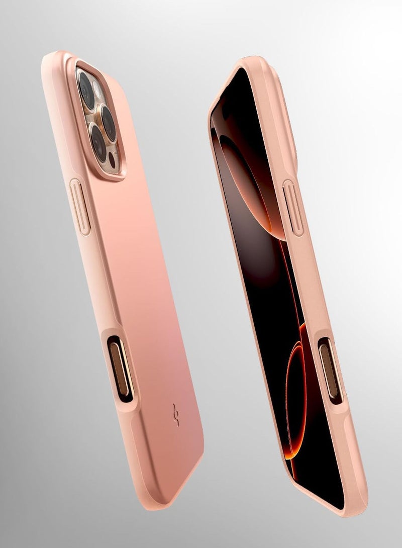 Spigen Thin Fit MagFit for iPhone 16 Pro Max MagSafe Case Cover (2024) - Rose Titanium - Image 3