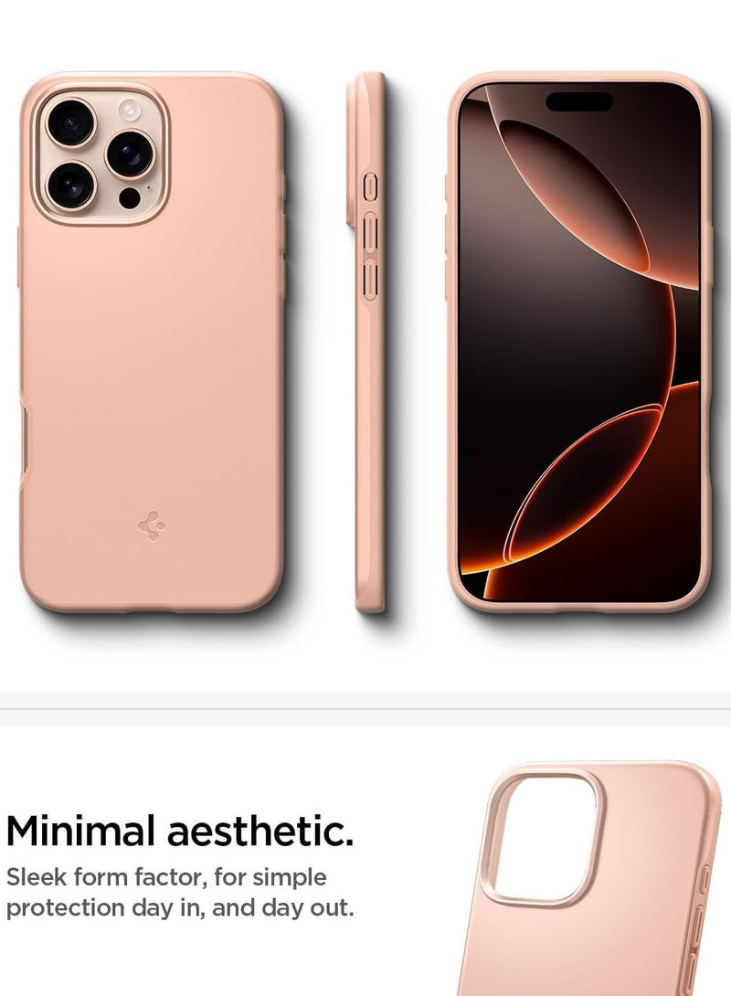 Spigen Thin Fit MagFit for iPhone 16 Pro Max MagSafe Case Cover (2024) - Rose Titanium - Image 4